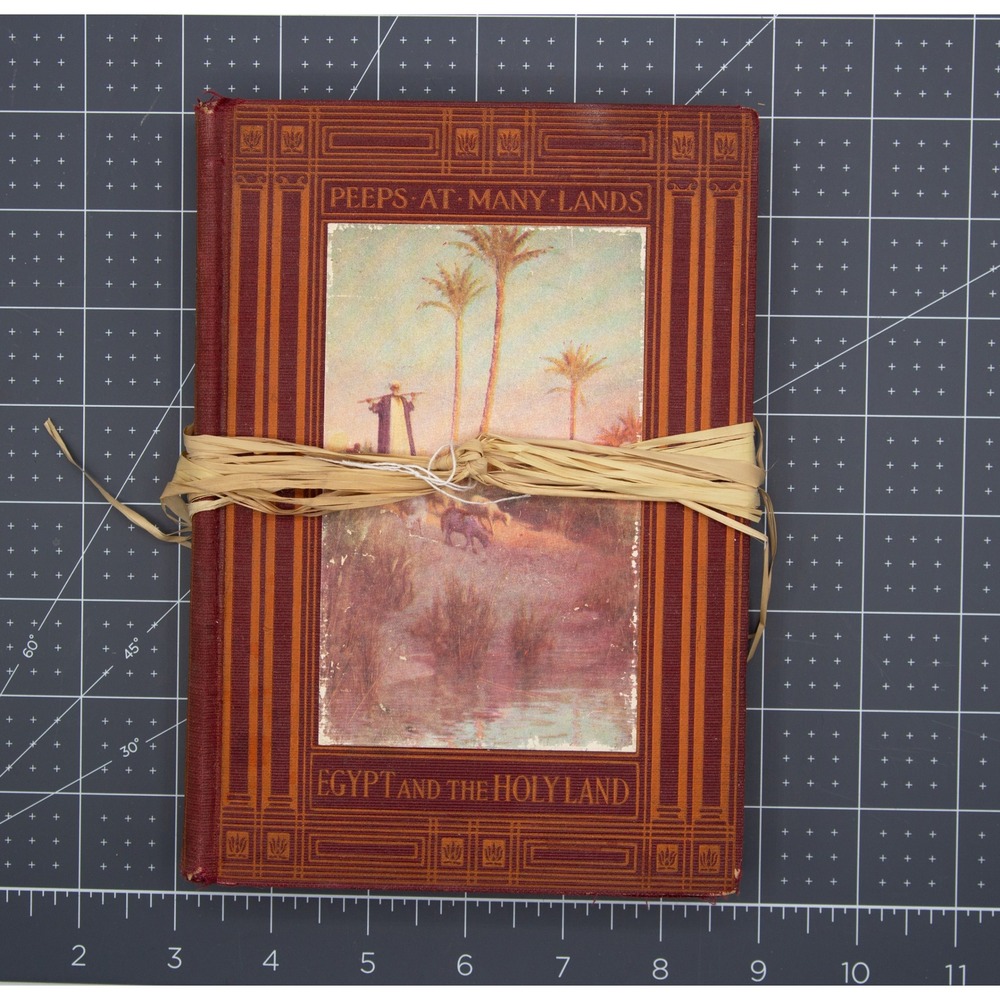 Rare Peeps at Many Lands Egypt and the Holy Land 1927 Hardcover Vintage Book